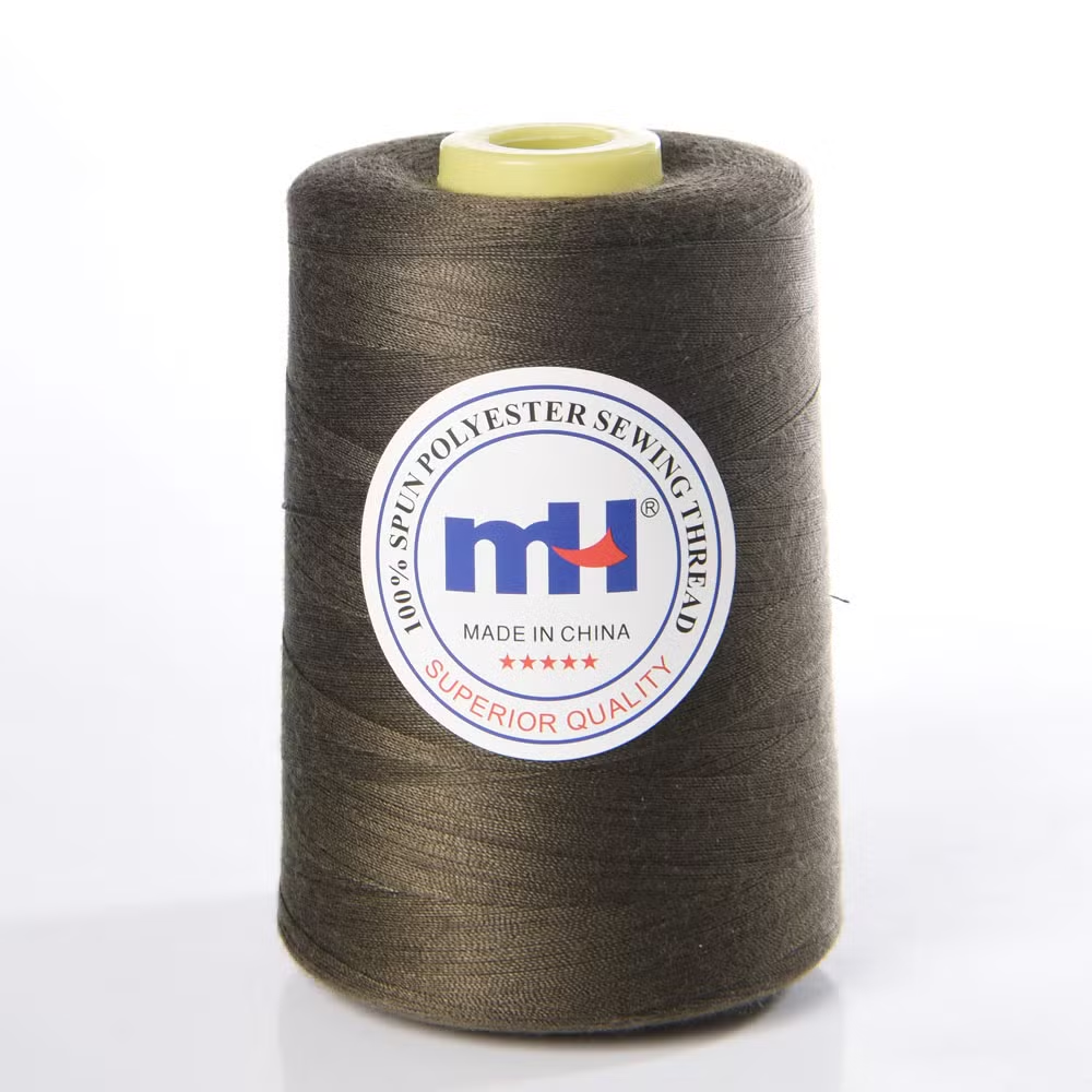 Sewing Thread - 100% Spun Polyster, Dark Coffee Color, 2500 Yard