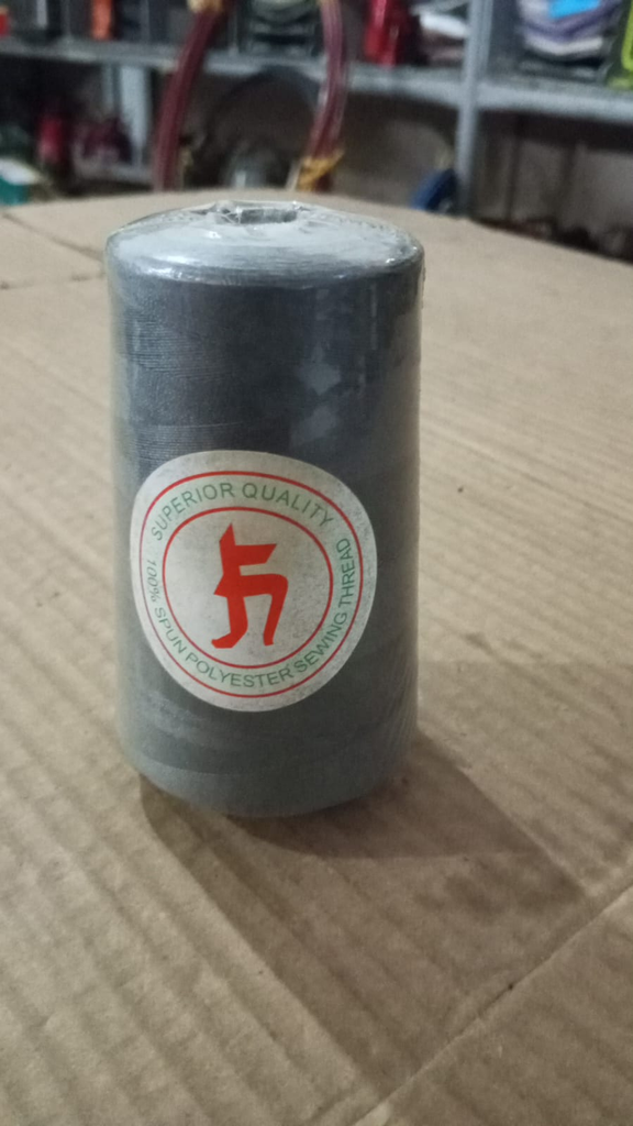 Sewing Thread - 100% Spun Polyster, Gray Color, 2500 Yard