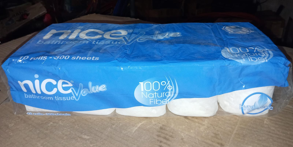 Toilet Tissue White 10 Rolls - 300 Sheets (B.17(17)02.24)