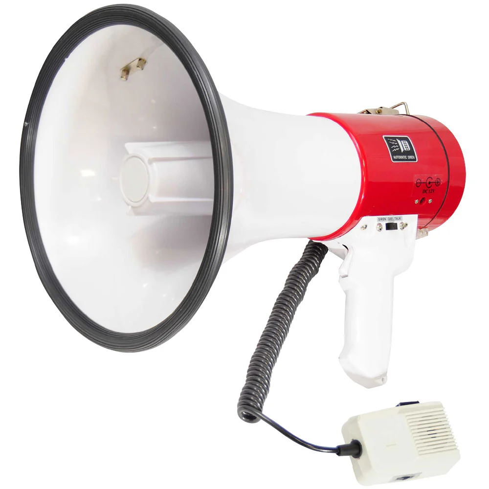 Mega Phone - Rechargeable 50W, SST309A Red White