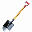 Shovel - Round Varnished, Wooden Handle SS18Y, 60CM