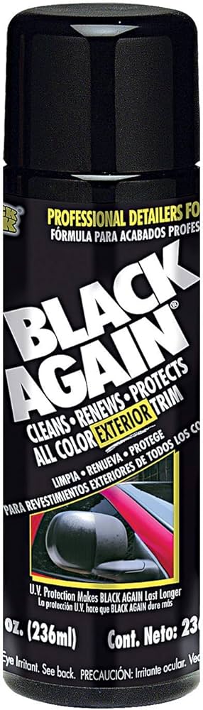 Black Again Exterior Trim 236ML, Brand: Blue Magic