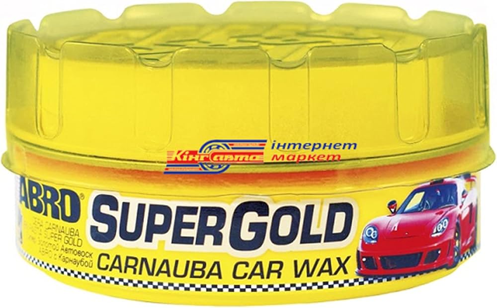 Super Gold Carnuba Car Wax Paste 230GM, Brand: Abro
