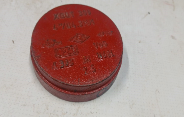 Grooved end cup 4"/114.3mm