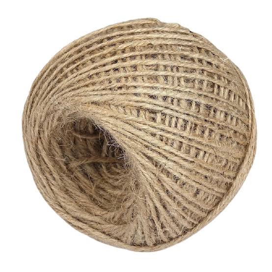 Ropenet - Jute 1-Ply Twine 1MM X 100G, Natural Color