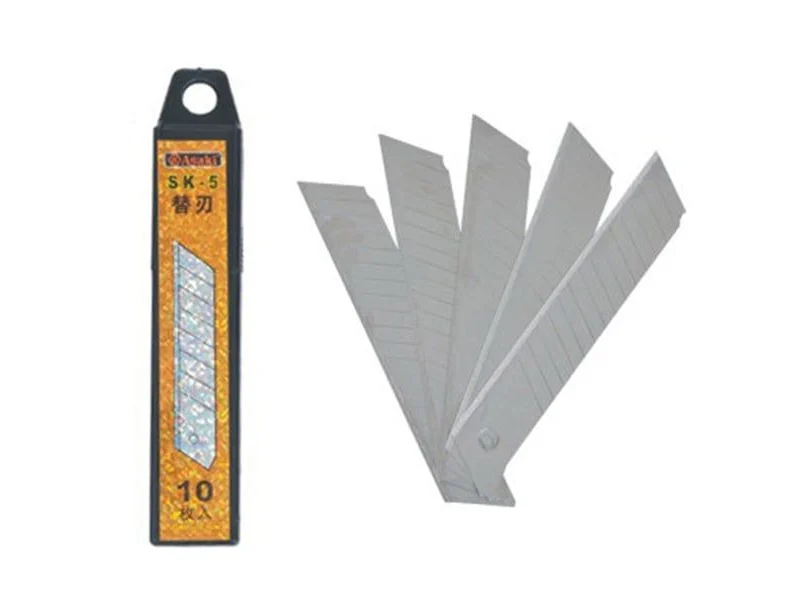 Asaki Utility Cutter Blade, 100*18*0.5*MM*14, AK- 8771 (Per pkt 10Pcs)