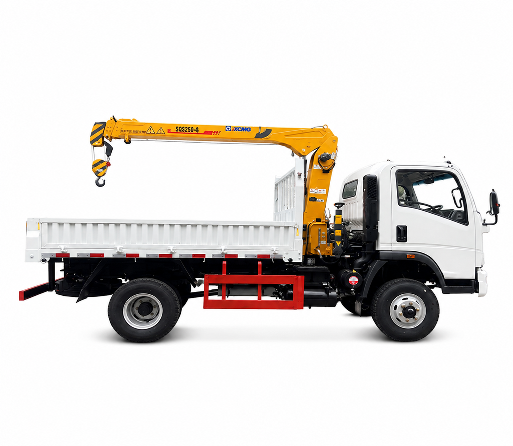 Sinotruck Mounted Crane 4X2, ZZ3048D2814C1R, WP2.3Q110A0, XCMG, SQ3.2SK20, 3.2T