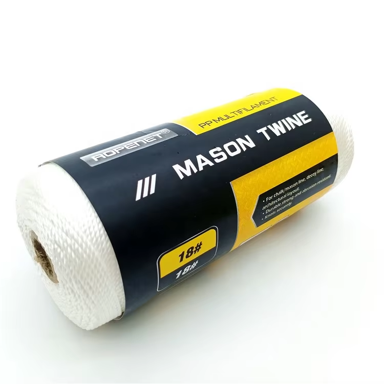 Ropenet - PP Twisted Mason Twine #18, White, 1mm x 150Mtr
