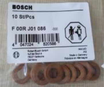 Bosch Diesel Fuel Injector Copper Sealing Washer F 00R J01 086