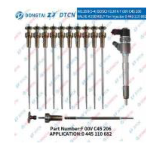 Bosch Valve Assembly for Injector 0 445110682 / 0 445110419, EUR 6 F00VC45206 / F00VC01202