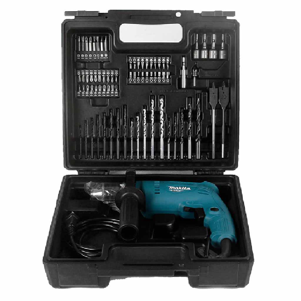 Makita Hammer Impact Drill M0801BX1 With 100pcs/set
