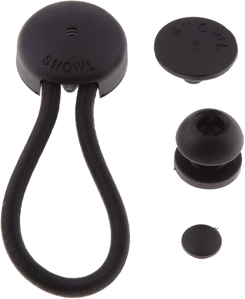 Fastener Shock Cord Cover Clip 110MM (Black)