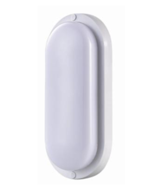 Gaorui Oval LED Bulkhead Light GR-SZ-1115B, 18W/6400K - White
