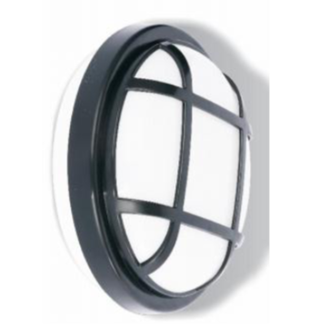 Gaorui Round LED Bulkhead Light, Black Protective Frame GR-SZ-1114, 10W/6400K - Black