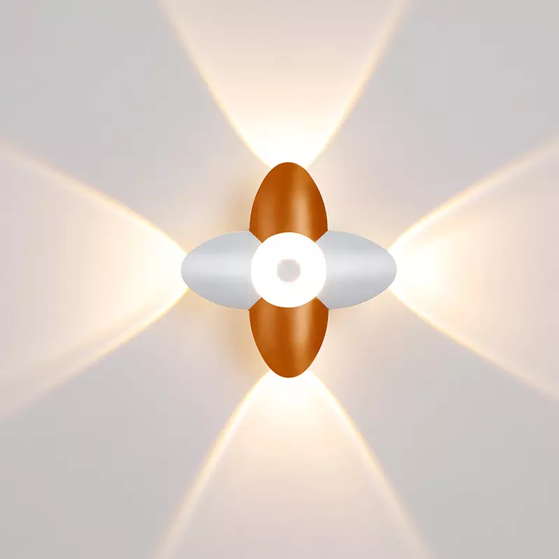 Gaorui - LED Wall Light Outdoor 4*1W+1W, GR-SZ-1231