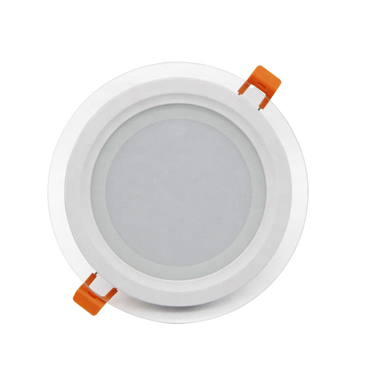 Gaorui LED Panel Light Glass Round GL-002-YB, 18W/6400K