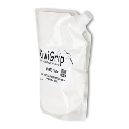 Kiwigrip Non-Skid Deck System White 1Ltr