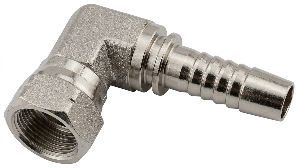 Sinopulse - Hydraulic Hose Fitting BSP 90° Female 60° Cone Double Hexagon - 22691K-04-04