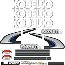 Sticker Kit Kobelco SK350-8