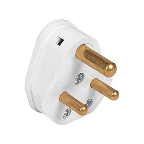 3Pin Plug Top 15Amp White Veto/Bs546