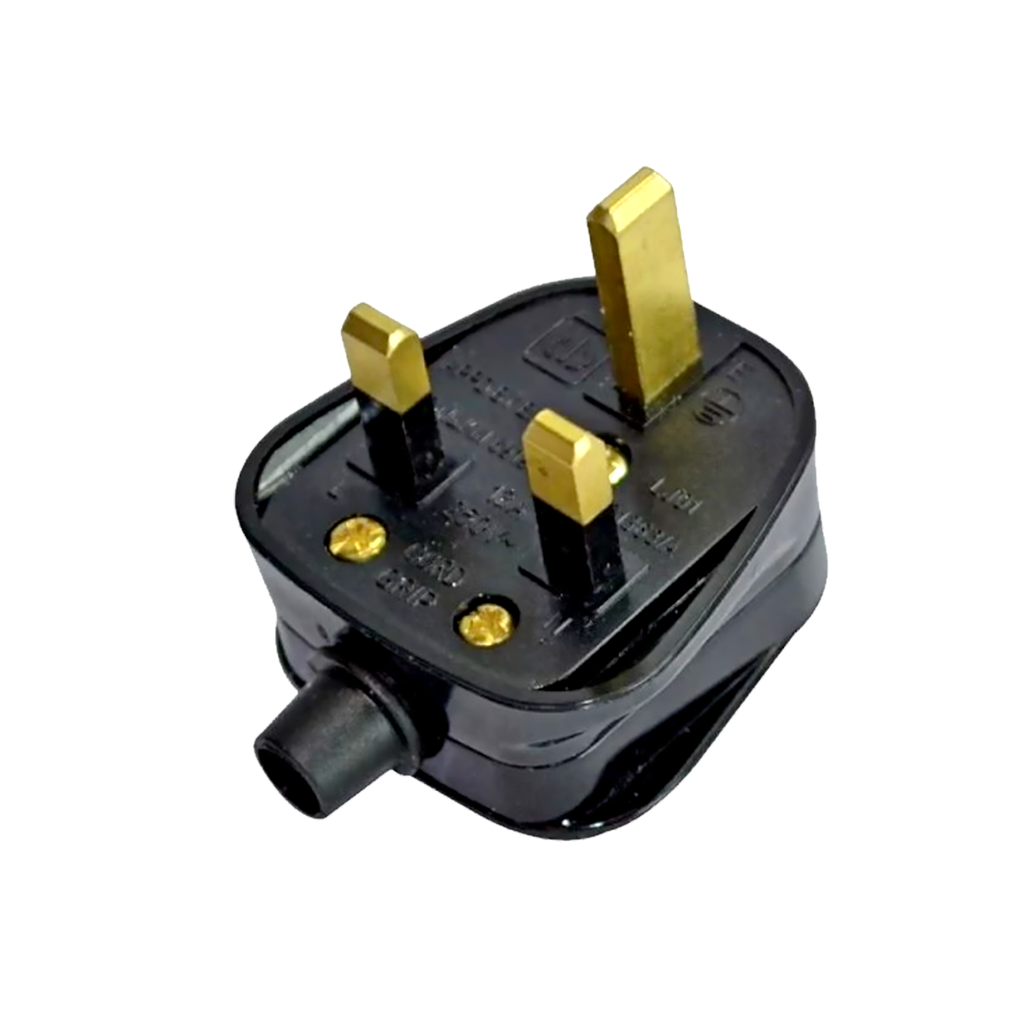 3 Pin Plug Top 13A (Black)