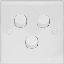 Switch - 3G/1W 10A/250V XP8310 (Hager)