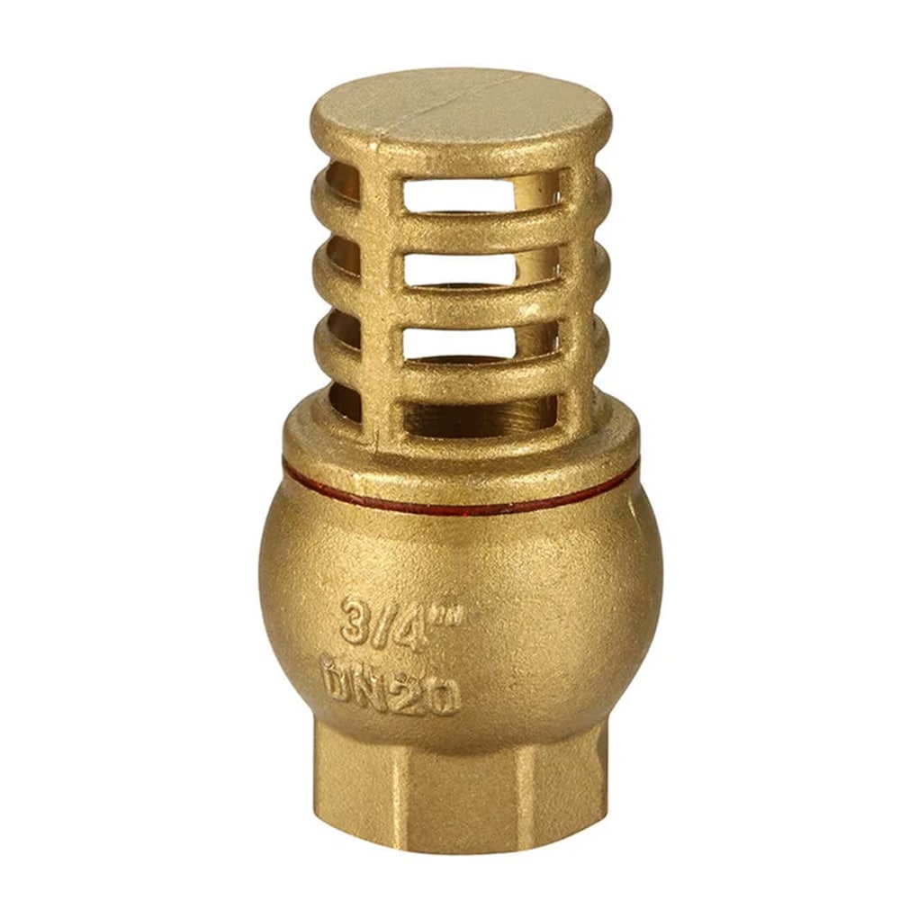 Brass Foot Valve 1-½"
