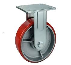 Pu Wheel Fix Type Red 4"X2" China