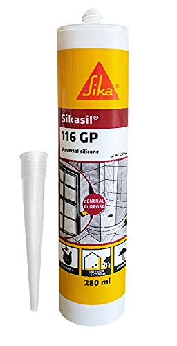 Silicone 116 GP Sanitary 280Ml White Brand: Sikasil