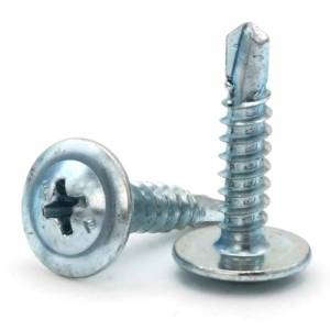 Screw - Self Drilling, DMT, Wafer HD Steel #8 X 1"