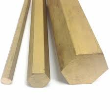 Hexagonal Rod - Brass, 17MM