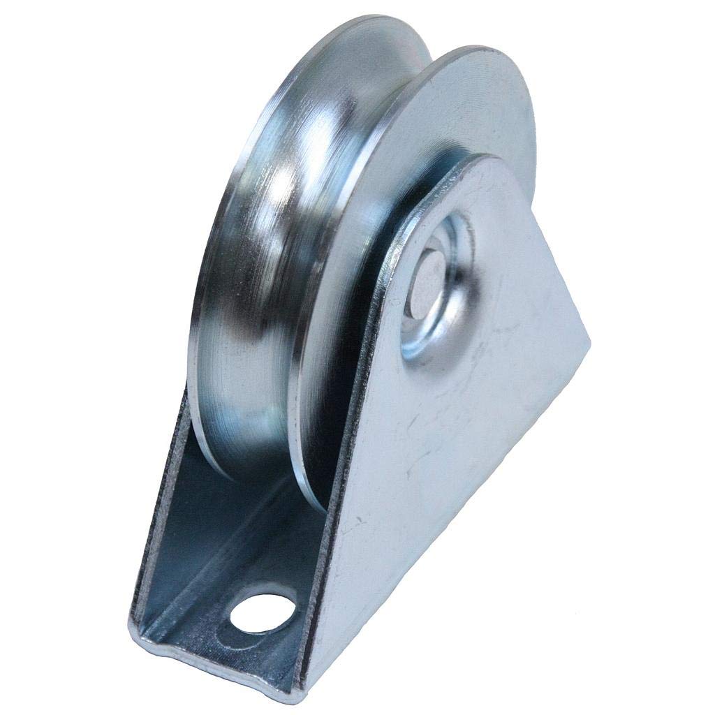Metal Door Wheel Two Ball Bearing U Type 50MM