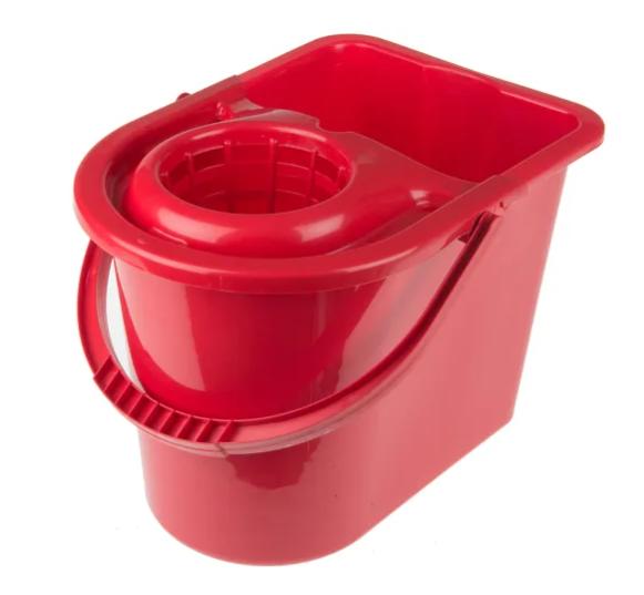 Mop Bucket Square 15L Red