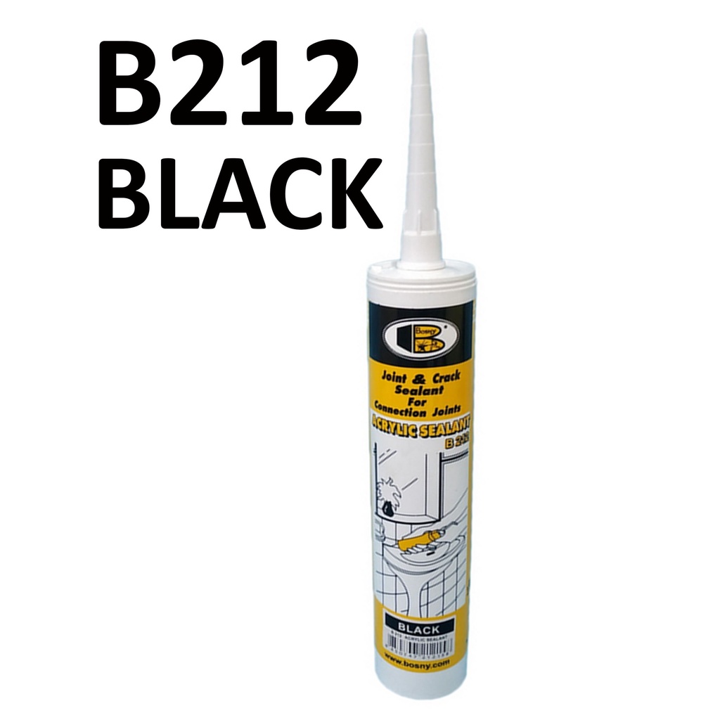 Acrylic Sealant B212 300ML Black Brand: Bosny