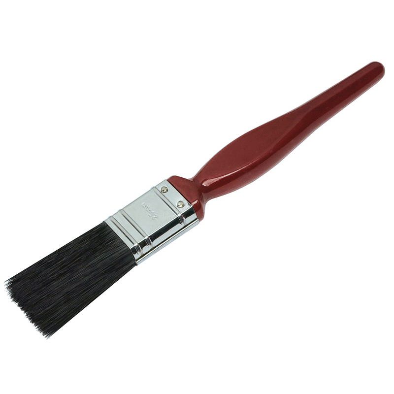 Paint Brush Black Bristle 1"