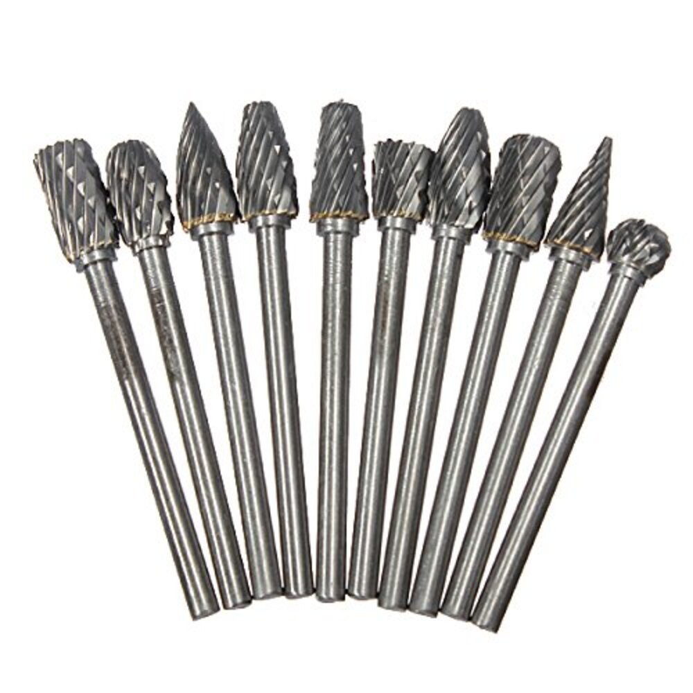 Carbide Rotary Burrs 10P/Set