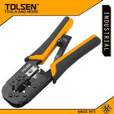 Ratchet Modular Crimping Pliers 7.3" 38054 Tolsen