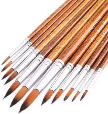 Artist Paint Brush 12P/Set Round King Force