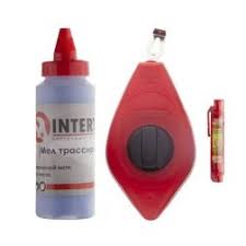 Chalk Line Powder With Reel Blue 30Mtr