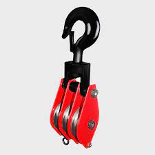 Snatch Block Hook Type, 3 Sheaves 8T