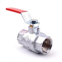 Valve- Ball Valve Cast Iron Chrome Plated 1/2"