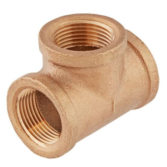 Brass Tee 1-1/2"