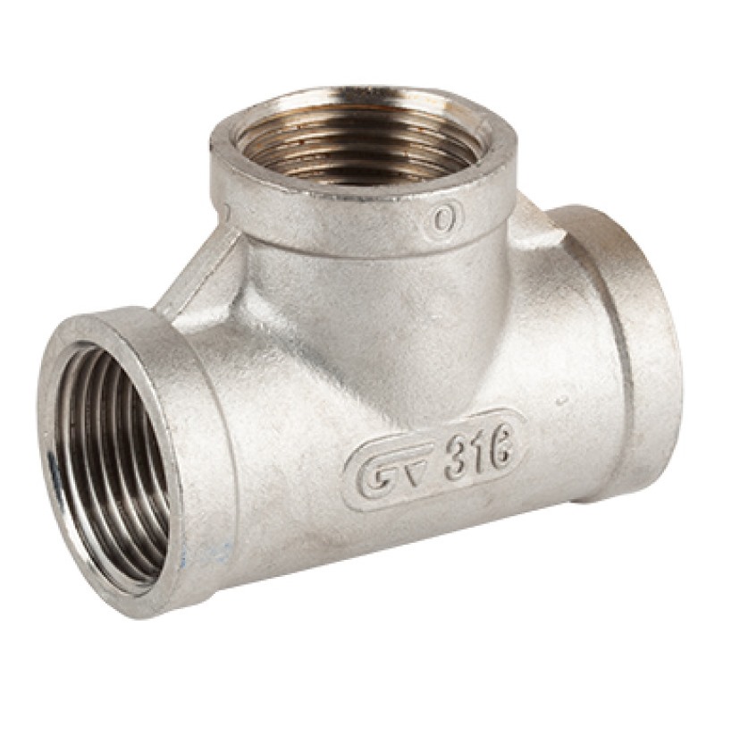SS316 Tee 3/4" T/T