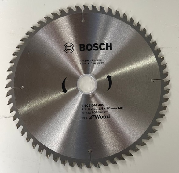 Wood Saw Blade 9" (230/235*30MM) 60T Unika/Bosch