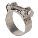 Hose Clamp - Single Bolt, SS316, 162-174MM
