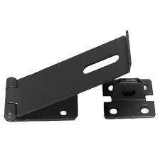 Hasps & Staples 4" Black Heavy Duty