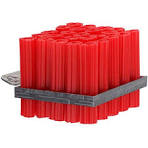Wall Plug Red 6MM X 1" (25Pcs/Pkt) FP40B