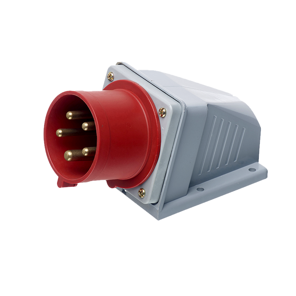 32 Amp 4 Pin Wallmounted Socket Male 380V