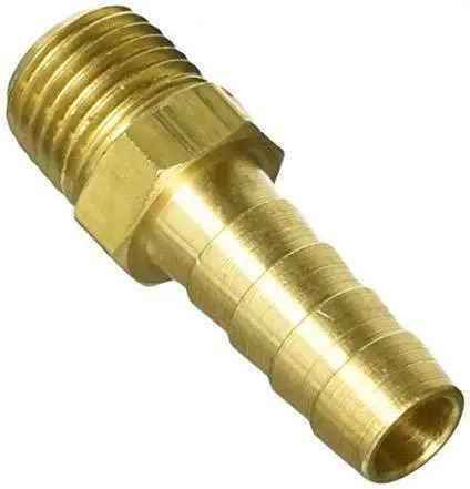 King Nipple 10mm (P) x 1/2" (T) - Brass