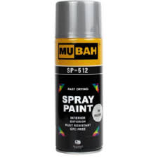 Spray Paint Silver (36) Brand: Mubah